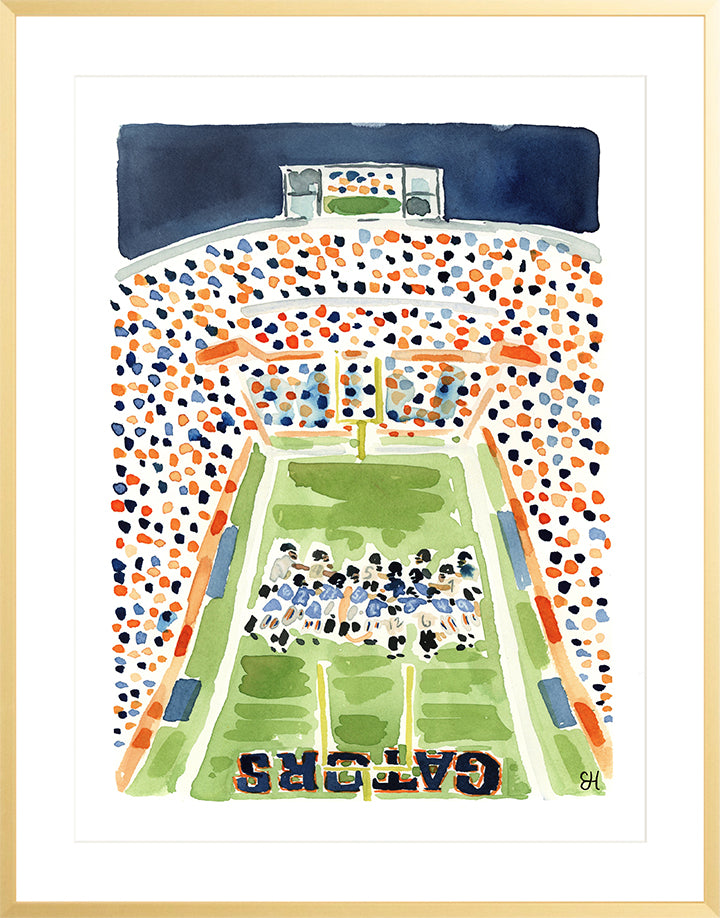 "Ben Hill Griffin Stadium" Fine Art Print