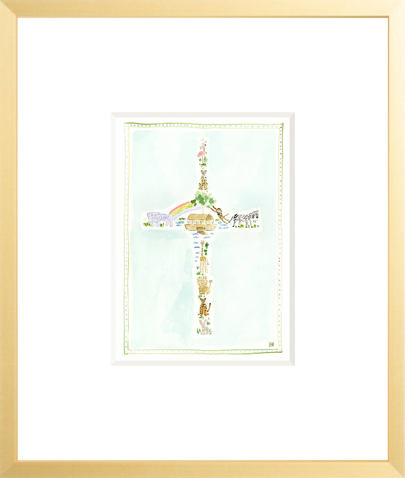 "Noah's Ark Cross" Fine Art Print