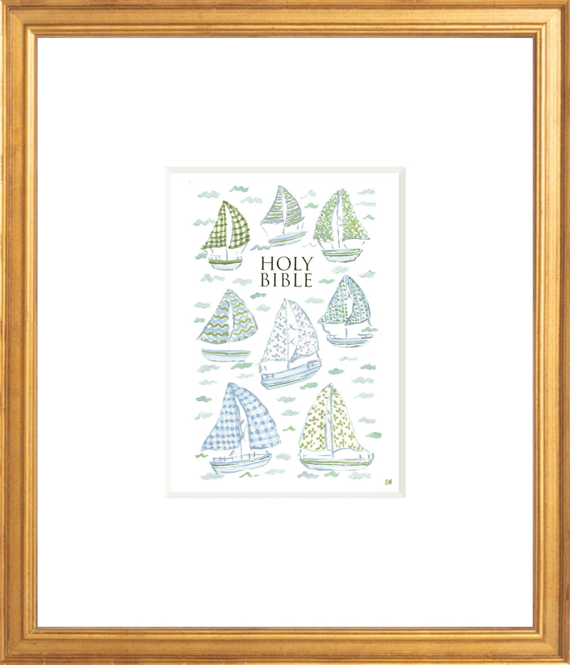 "Pattern Regatta Bible" Fine Art Print