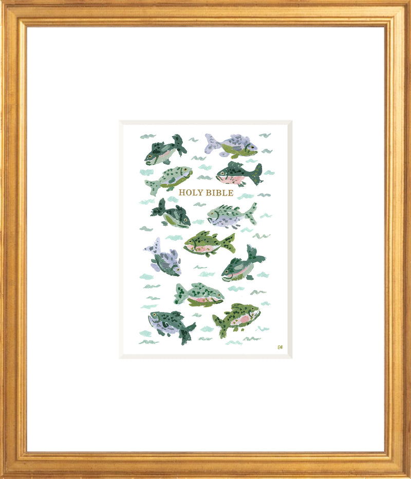 "Fishers of Men Bible" Fine Art Print
