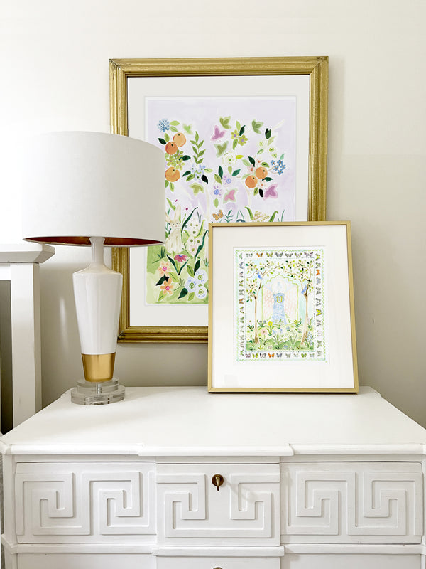 The "Lavender Haze No. 1" Chinoiserie Fine Art Print