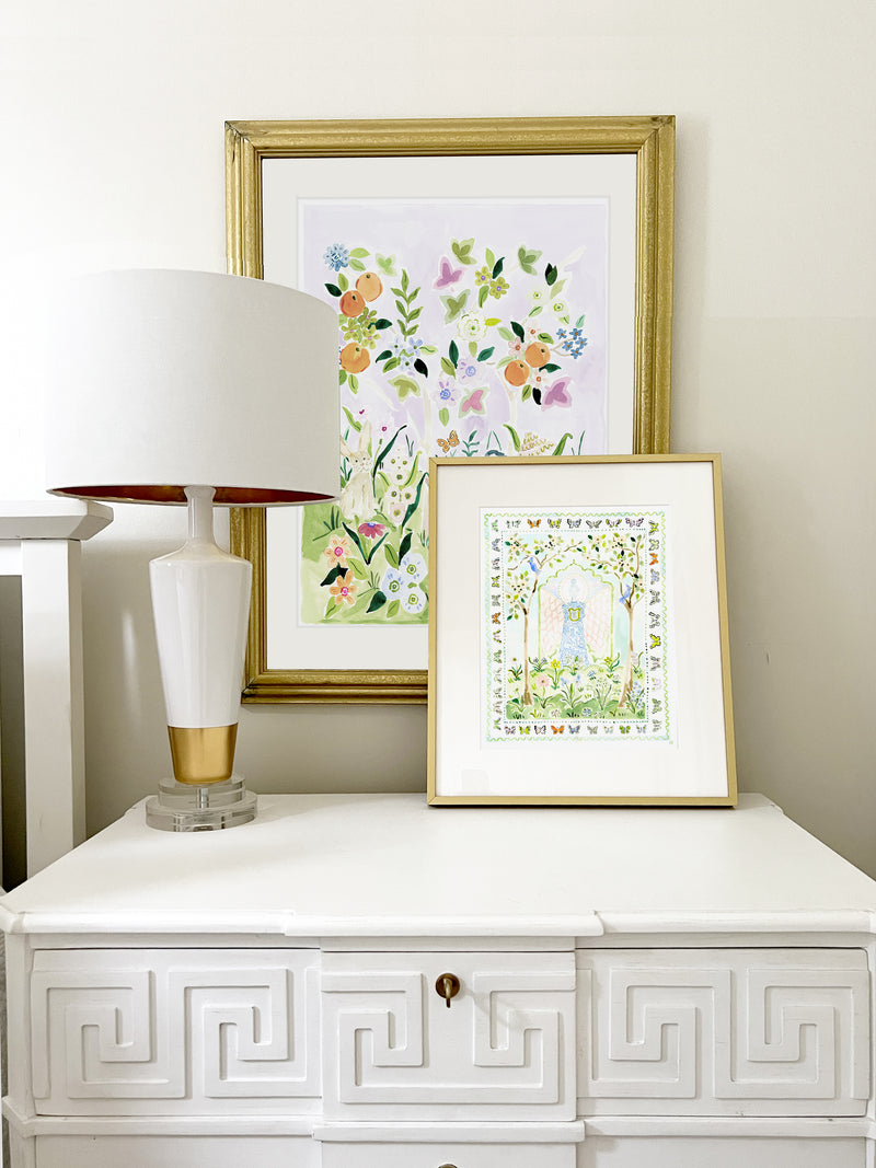 The "Lavender Haze No. 1" Chinoiserie Fine Art Print