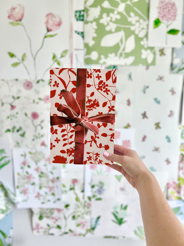 Hepburn Holiday Red Wrapping Paper