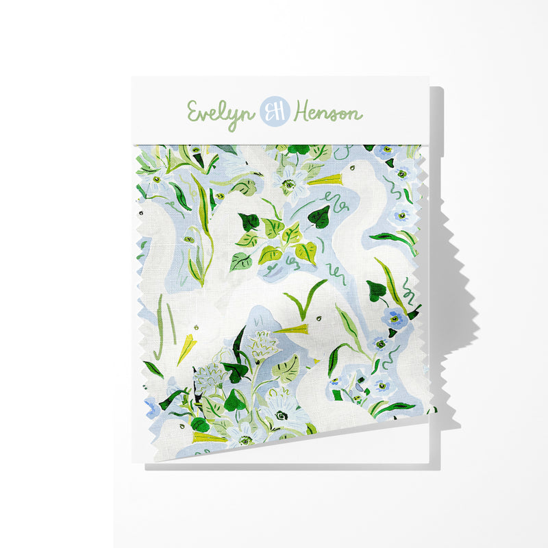 Herons by the Sea Fabric