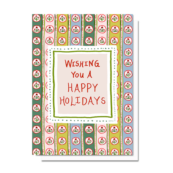 Holiday Fetes Floral Card