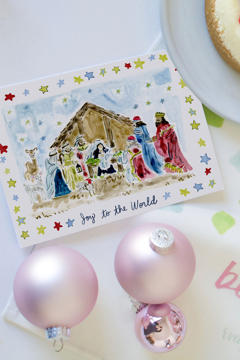 Nativity Scene Card