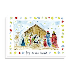 Nativity Scene Card