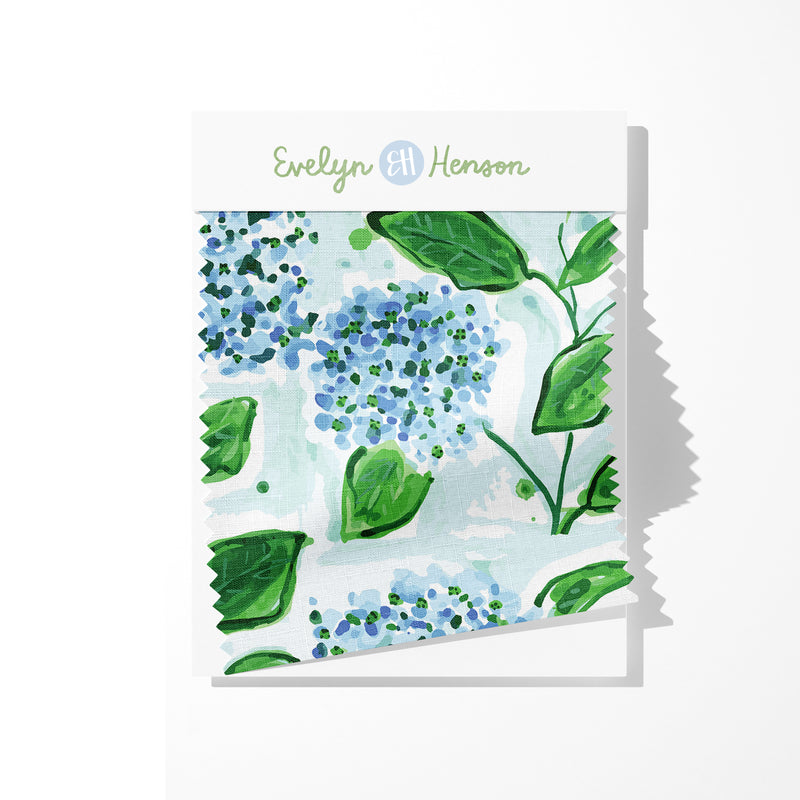 Hydrangea Fabric- Blue