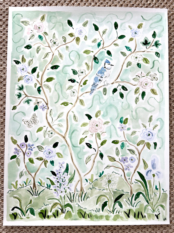 Branching Out No. 2, Original 18x24 Watercolor