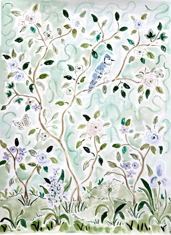 Branching Out No. 2, Original 18x24 Watercolor