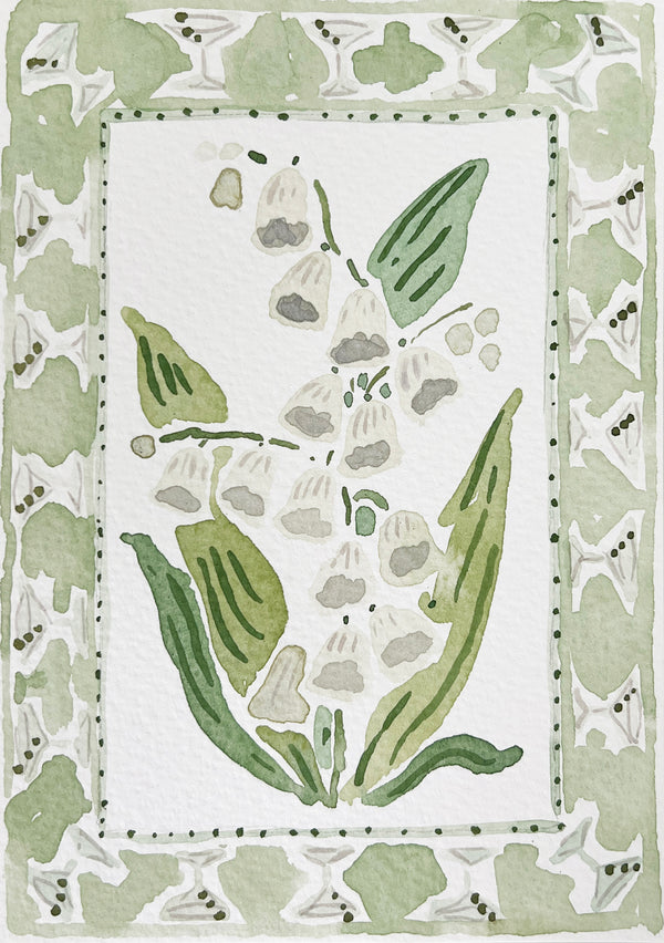 Flower Charm Martinis, Original 5x7