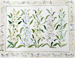 Flower Charm Lilac Butterflies, Original 20x16