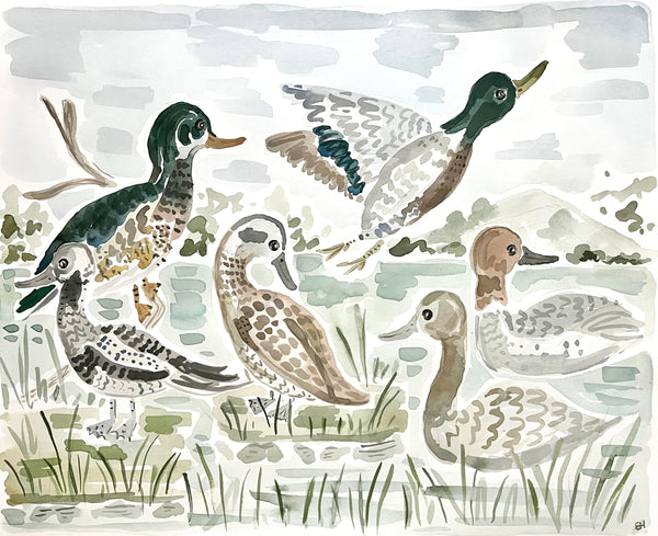 Duck Season, Original 16x20
