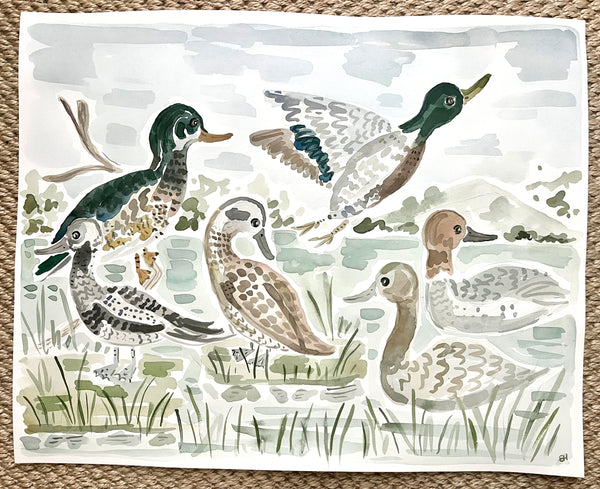 Duck Season, Original 16x20