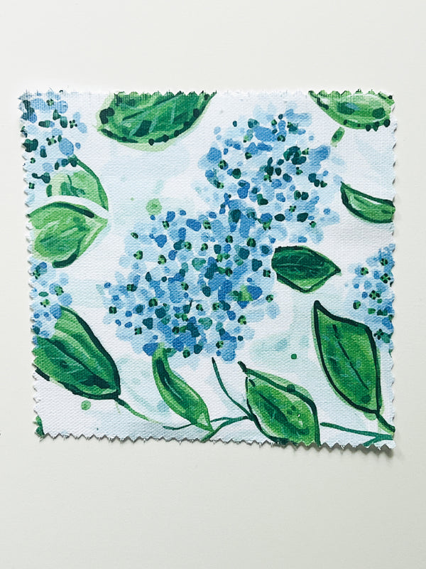 Hydrangea Fabric- Blue