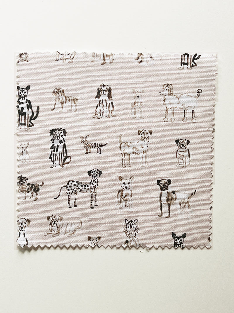 Pups Fabric- Beige