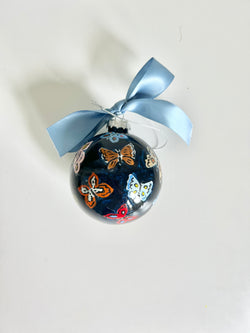 2023 Hand-painted Ornament: Butterfly Wonderland