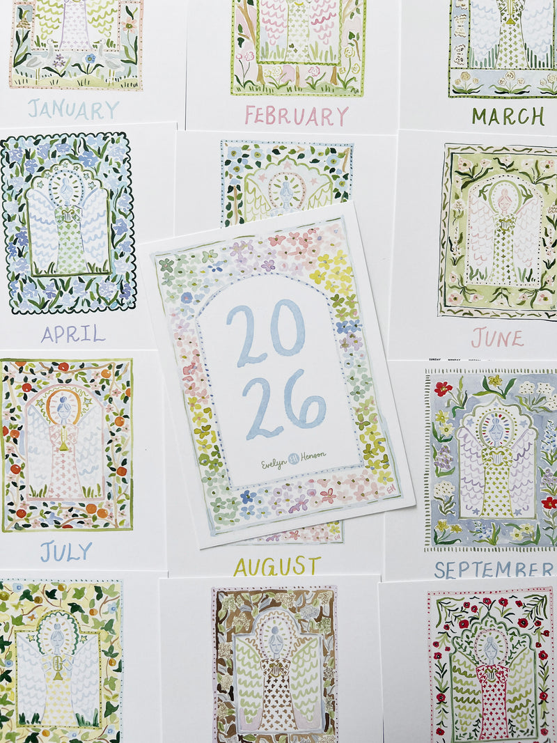 2026 Desk Calendar, Angels Edition