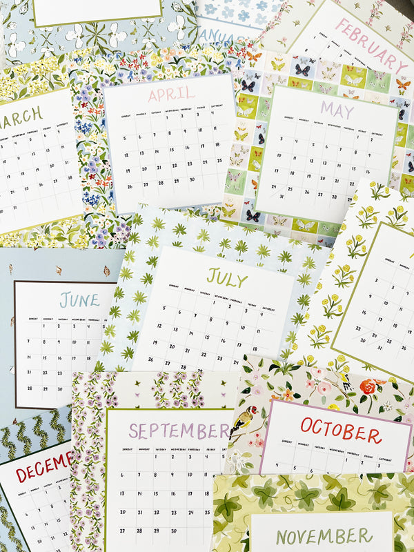 2026 Desk Calendar, Pattern Edition