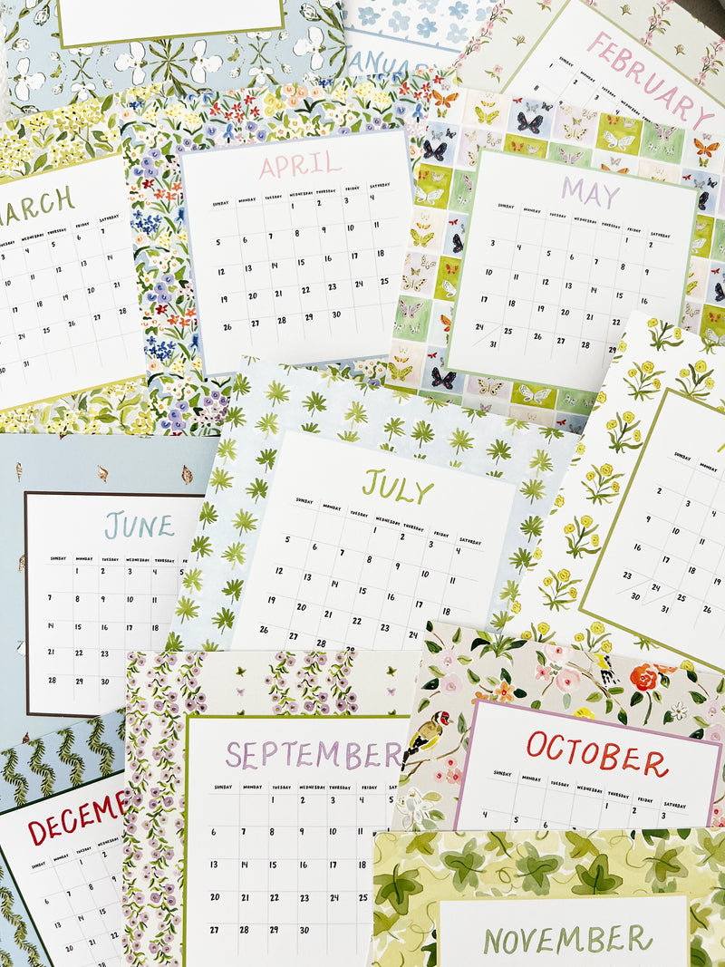 2026 Desk Calendar, Pattern Edition