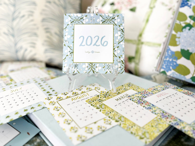 2026 Desk Calendar, Pattern Edition