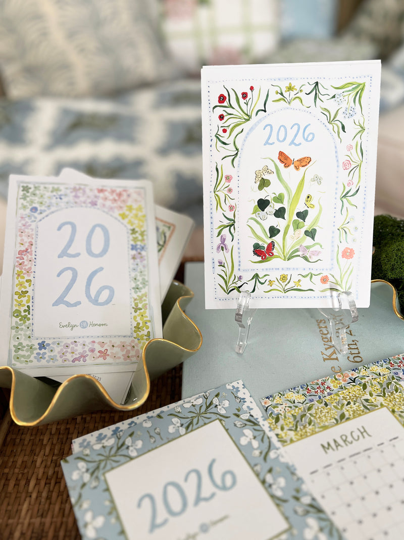 2026 Desk Calendar, Butterfly Edition