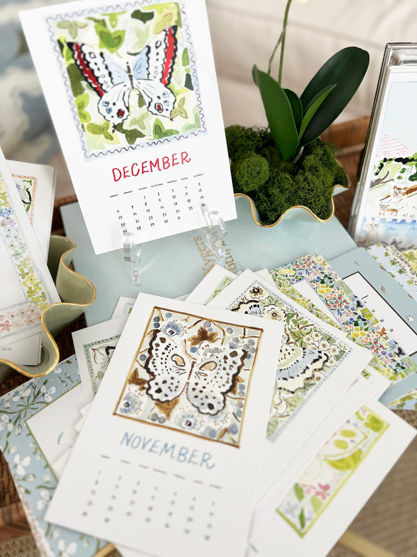 2026 Desk Calendar, Butterfly Edition