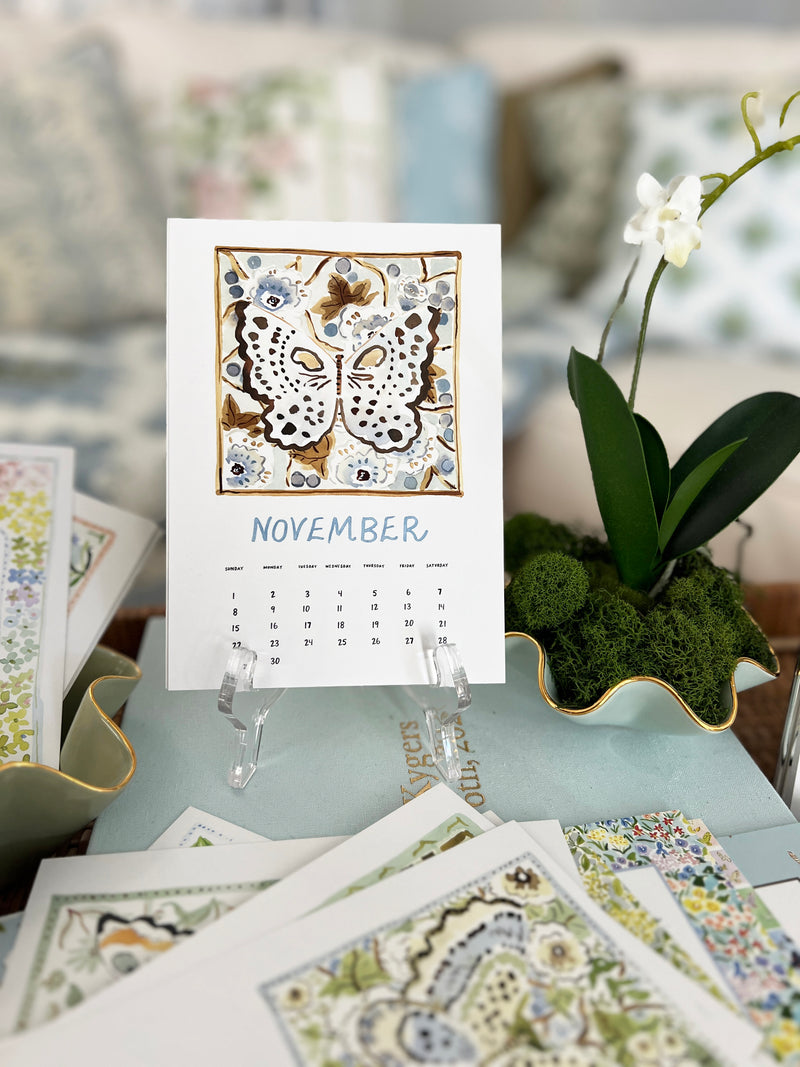2026 Desk Calendar, Butterfly Edition