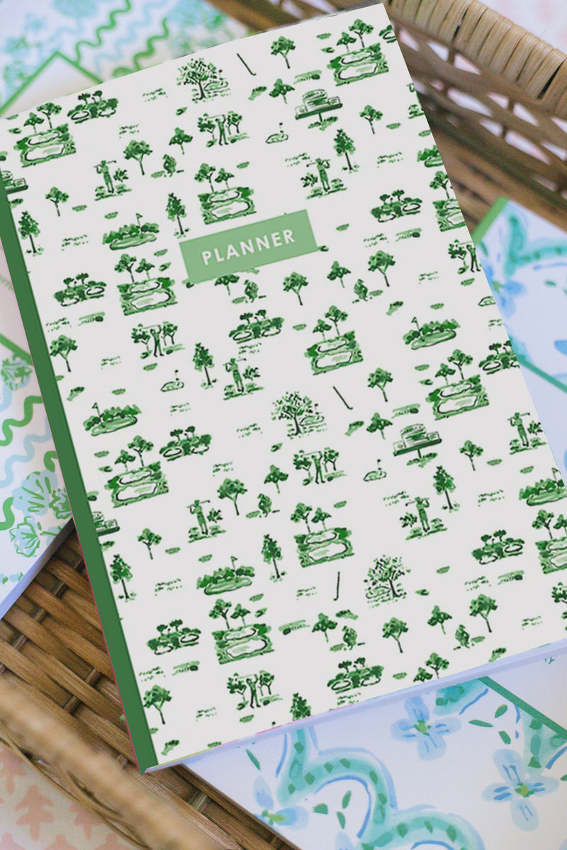 Undated Monthly/Weekly Planner, Kyger Print