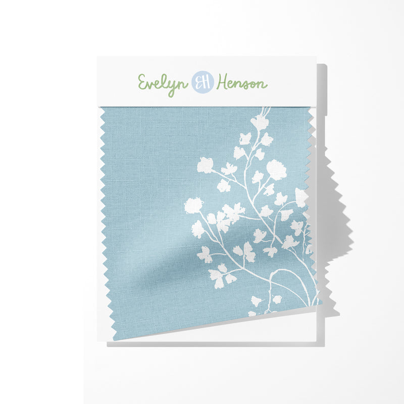 Love Fern Fabric- Blue
