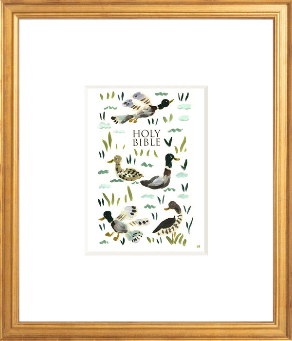 "Mallard Ball Bible" Fine Art Print
