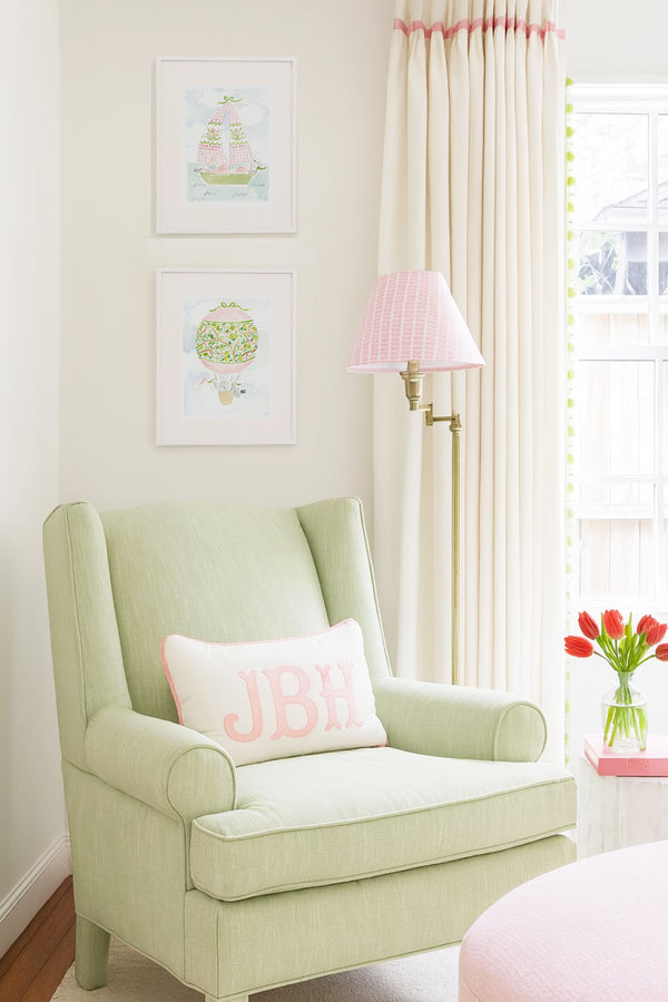 The "Sailboat Menagerie Flamingos" Fine Art Print