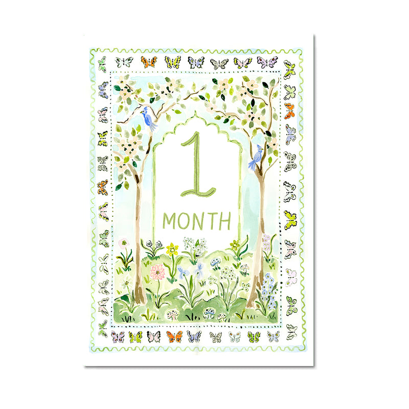 Baby Milestone Cards: Whimsical Set
