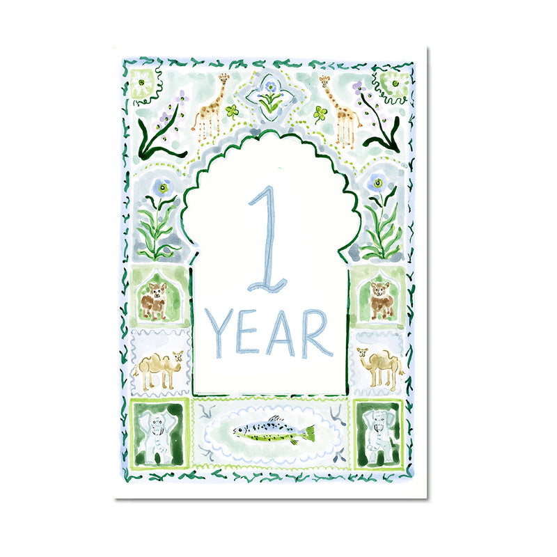 Baby Milestone Cards: Whimsical Set