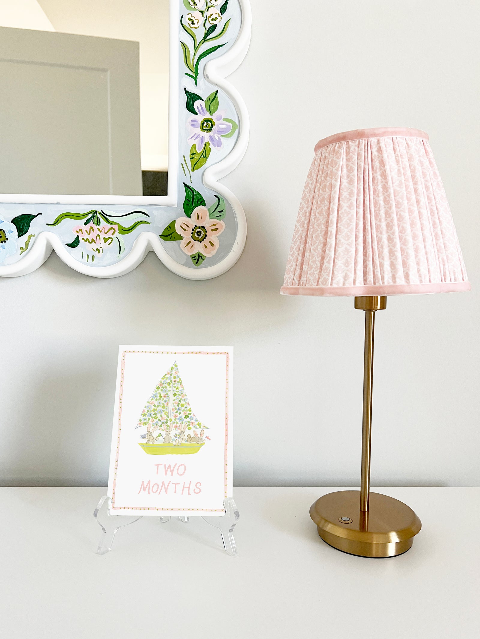 Baby Milestone Cards: Menagerie Pink Set – Evelyn Henson