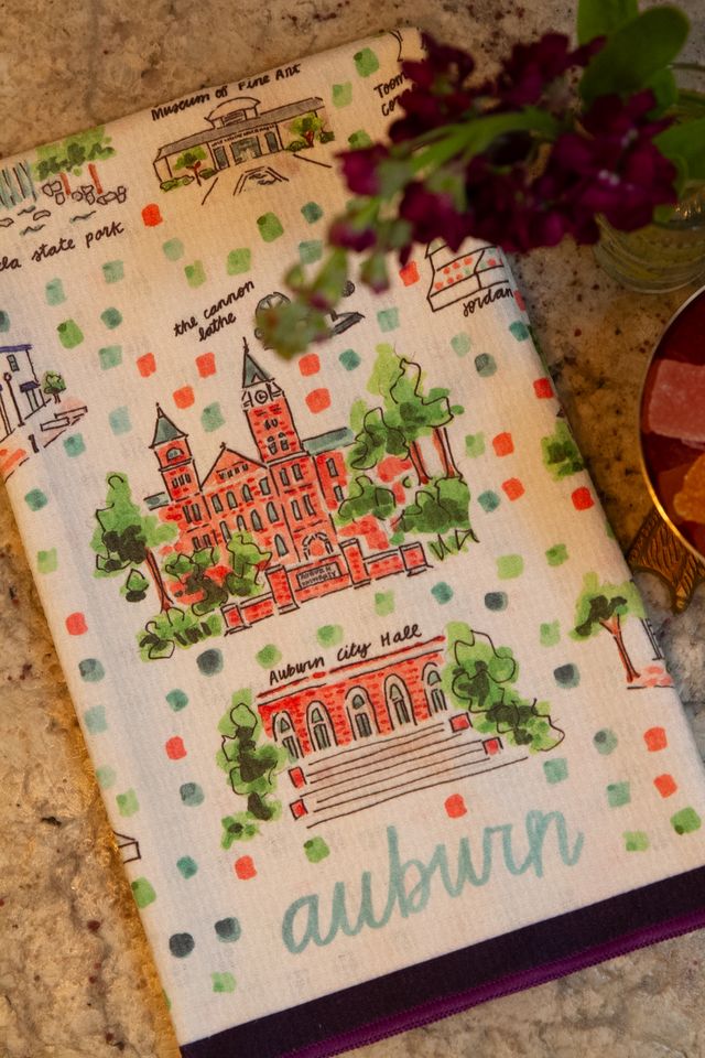 Auburn Double-Sided Tea Towel