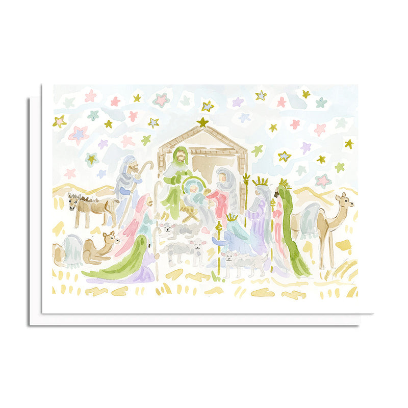 Christmas Nativity Colors Card