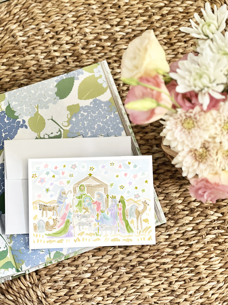 Christmas Nativity Colors Card