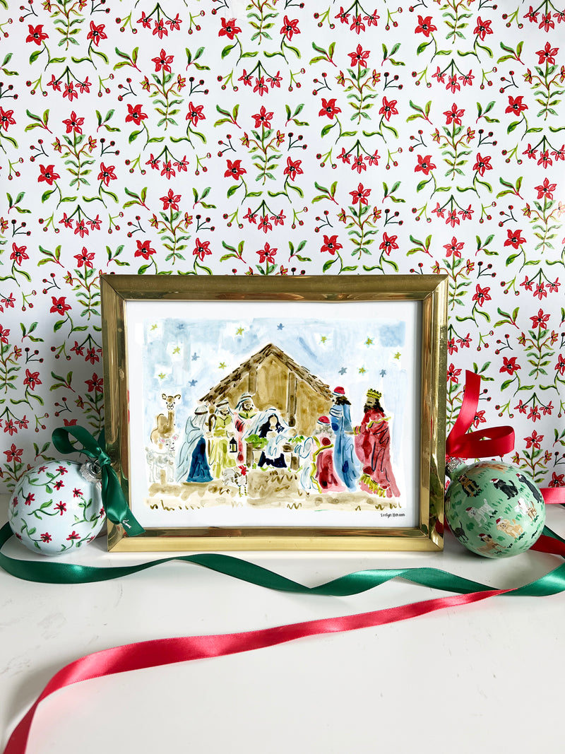 The "Nativity Scene" Fine Art Print