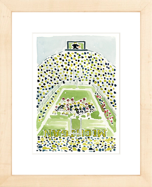 "The Big House, Michigan Stadium" Fine Art Print