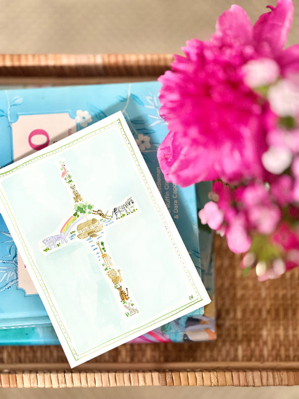 Noah's Ark Cross Card