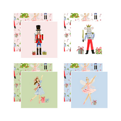 Nutcracker Ballet Coasters, Set of 4