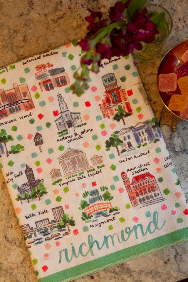 Richmond Double-Sided Tea Towel