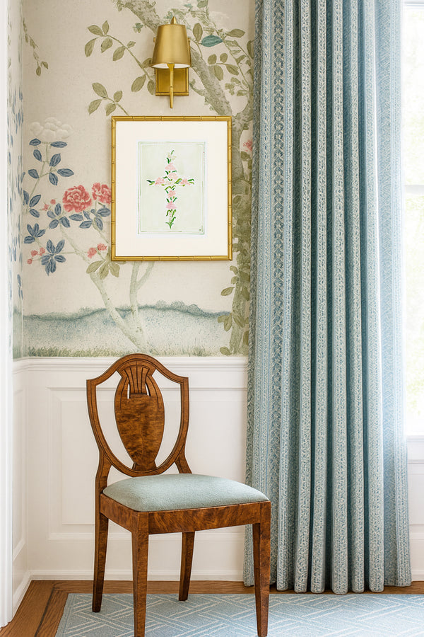 "Peony Cross" Fine Art Print