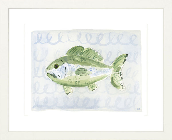 The "One Fish, Green Fish" Fine Art Print