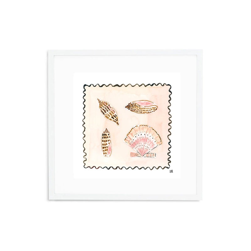 Seashell Hunting No. 2 Fine Art Print