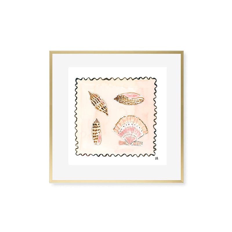 Seashell Hunting No. 2 Fine Art Print