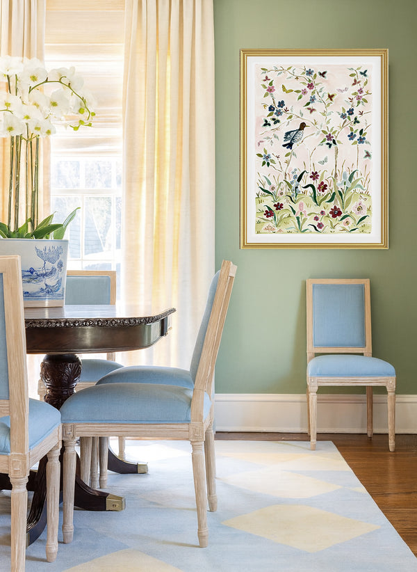 The "Pink Skies No. 2" Chinoiserie Fine Art Print