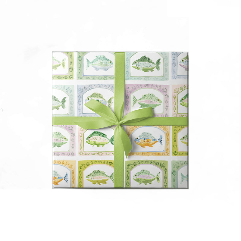 Rainbow Fish Gift Wrap