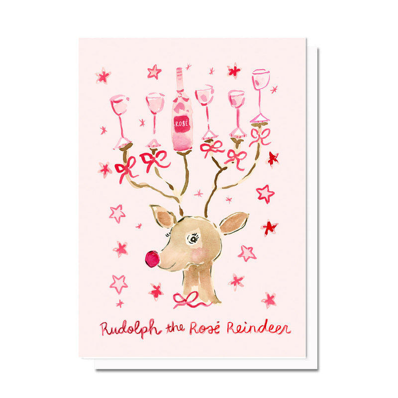 Rudolph the Rose Reindeer Card